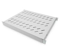 Ripiano Per Armadio Rack 19 Allungabile 350 Mm Con 4 Agganci Grigio
