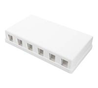 Digitus - Gussets with Modular Chassis - White, RAL 9010-6 Ports