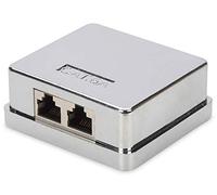 Scatola A Muro Cat 6A Con 2 Porte Rj45
