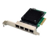 DIGITUS Scheda di rete a 4 porte 2,5 Gigabit Ethernet RJ45 PCI Express DN-10136