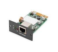 DIGITUS SNMP Card - per sistemi ups Online DN-170xxx - Accesso e monitoraggio a Distanza - avvisi Via e-Mail - 1x Porta RJ45 - Plug & Play