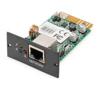 DIGITUS SNMP Card - per sistemi ups Online DN-170xxx - Accesso e monitoraggio a Distanza - avvisi Via e-Mail - 1x Porta RJ45 - Plug & Play