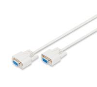 DIGITUS Serial Connection Cable - D-Sub 9 to D-Sub 9 - Socket to socket - 2.0m -