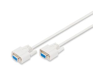 DIGITUS Serial Connection Cable - D-Sub 9 to D-Sub 9 - Socket to socket - 2.0m -