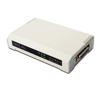 Digitus Server di stampa DN-13006-1 – 2+1 porte (RJ45, 2×USB-A, DB-36 maschio) Ethernet 100 Mbit/s Grigio