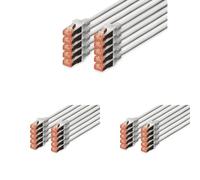 DIGITUS Set: Cavo di rete Cat 6-30 pezzi - RJ45 maschio - S/FTP schermato - Cavo Ethernet, cavo LAN - compatibile con Cat 6A e Cat 7-10x 0,25m / 10x 0,5m / 10x 1m - Grigio