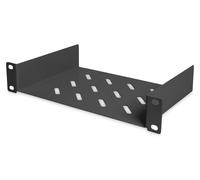 DIGITUS Shelf - 1U - 10" (254 mm) - For network cabinet - 150 mm deep - Perforat