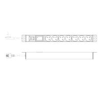 DIGITUS Socket strip with aluminum profile and switch 7-way DN-95407-FR