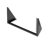 DIGITUS DN-48005 - Staffa 19 pollici - 6U - Telaio universale per equipaggiamenti 19" - Montaggio a parete verticale - Per accessori audio-video - 283 x 504 x 151 mm - Nero