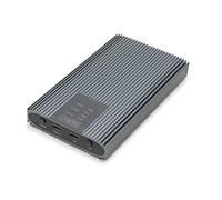 DIGITUS Stazione di clonazione M.2 - USB 3.2 Gen2x2 Type-C - 20 Gbit/s - Supporta SSD NVMe fino a 8 TB - per SSD 2230/2242/2260/2280 - Senza attrezzi - Custodia in alluminio - Grigio