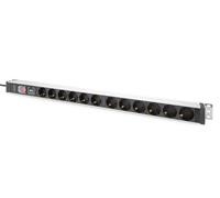 DIGITUS Steckdosenleiste 12-compartimenti con Schalter Strip DN-95435