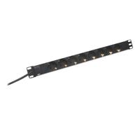 DIGITUS Steckdosenleiste 8-compartimenti Strip alimentazione 2 m DN-95401
