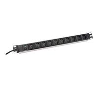 DIGITUS Steckdosenleiste con Aluminiumprofil 10-compartimenti DN-95404