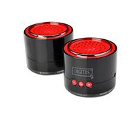 Digitus StereoBass - Altoparlante Bluetooth portatile, colore: Nero