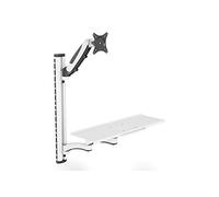DIGITUS DA-90451 - Postazione di lavoro, monitor + supporto per tastiera, montaggio