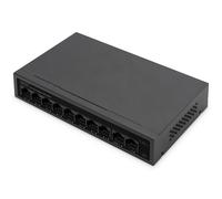DIGITUS Switch di rete Gigabit Ethernet PoE a 10 porte - Non gestito - 8 porte R