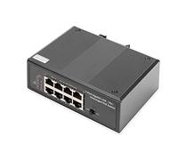 E_0001_5626944 Digitus Digitus Switch industriale Gigabit PoE+ a 7 porte con 1 p