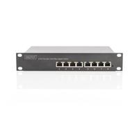 Digitus Switch Gigabit Ethernet PoE+ da 8 porte a 10 pollici, gestito L2+