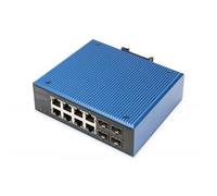 Digitus Switch industriale a 8 + 4 porte Gigabit Ethernet (INDUSTRIELLER 8+4-POR