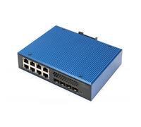 Digitus Switch industriale Gigabit Ethernet gestito con 8 + 4 porte di uplink 10
