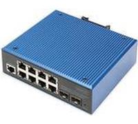 DIGI DN-651157 - Switch, 10 porte, Gigabit Ethernet, SFP, PoE+