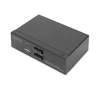 DIGITUS KVM-Switch HDMI - 2-Port Single-Display - 2 PC 1 Monitor - 1x Maus, Tast