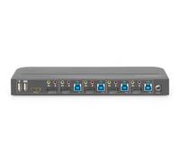 Digitus Switch KVM, 4 porte, 4K60Hz, x DP in, 1 DP/HDMI out [DS-12890]