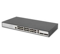 Digitus Switch Layer 2 Gigabit Ethernet 24 Porte Con 2 Porte Rj45/Sfp-Combo + 2 Porte Uplink Sfp