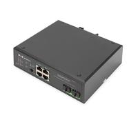 Digitus Switch PoE di rete Gigabit Ethernet a 4 porte, industriale, non gestito,