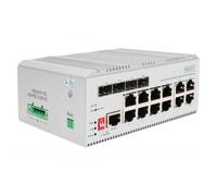 Digitus Switch PoE di rete Gigabit Ethernet a 8 porte, industriale, gestito L2,