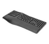 DIGITUS Tastiera ergonomica senza cavo 2,4 GHz Full-size (100%) DA-20157