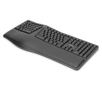 Digitus Tastiera ergonomica, senza fili, 2,4 GHz - Nouvo