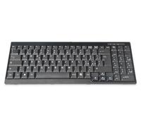 DIGITUS Tastiera per Console KVM LCD, Layout Italiano, Nero