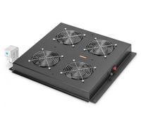 Kit 4 Ventole Con Termostato Colore Nero Per Armadi Linea Professionale