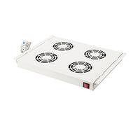 Sistema Di Ventilazione Con Termostato Montaggio Frontale In Armadi 19 Con 4 Ventole