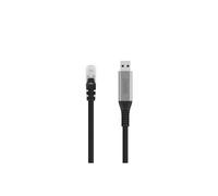 DIGITUS Cavo USB a Ethernet - Tipo-A a RJ45 - USB-A 3.2 Gen1 - 1 Gbit/s - 3 m - LSZH - Cat 6A S/FTP - AWG 26 - Plug & Play - Nero