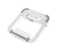 DIGITUS USB-C Docking Station Multiporta con Riser per Notebook - 8 Porte - 1x HDMI, 1x VGA (4K@30Hz) - 2x USB 3.0 / USB 2.0, 1x USB Type-C - RJ45 LAN, Lettore di schede - Argento