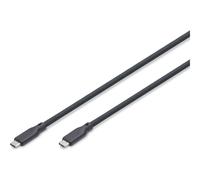 CAVO GUAINA SILICONE USB-C / USB-C 2M, USB 3.2 GEN1, 5G, 4K, 100W, NERO