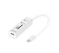 DIGITUS USB Type-C Adapter Cable and HUB white White USB 2.0 Type-C HU (Digitus)