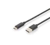 DIGITUS USB Type-C connection cable, type C to A M/M, 3.0m, 3A, 480MB, 2.0 Versi