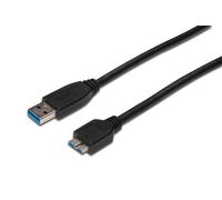 Digitus USB3.0 Cavo USB A-MicroB. MM. Nero 5,0 m