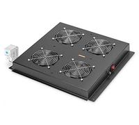 Kit 4 Ventole Con Termostato Colore Nero Per Armadi Linea Professionale