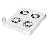 Sistema Di Ventilazione Con Termostato Montaggio Frontale In Armadi 19 Con 4 Ventole