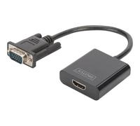 DIGITUS VGA HDMI Convertitore VGA/DVI-Adapter • Uscitesse: VGA 15 Pin DA-70473