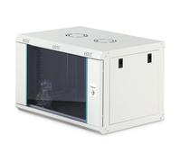 DIGITUS Armadio di rete - Rack da 19 pollici 7U - Non assemblato - Montaggio a parete - Profondità 450 mm - Profondità utile 320 mm - Portata 60 kg - Porta in vetro - Serie Dynamic-N - Grigio