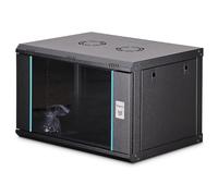 DIGITUS Armadio di rete - Rack da 19 pollici 7U - Non assemblato - Montaggio a parete - Profondità 450 mm - Profondità utile 320 mm - Portata 60 kg - Porta in vetro - Serie Dynamic-N - Nero