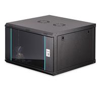DIGITUS Armadio di rete - Rack da 19 pollici, 7U - Non assemblato - Montaggio a parete - Profondità 600 mm - Profondità utile 470 mm - Portata 60 kg - Porta in vetro - Serie Dynamic-N - Nero