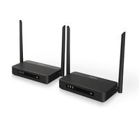 DIGITUS DS-55360 - Estensore KVM HDMI wireless - UHD 4K 60 Hz - portata fino a 100 m - set composto da trasmettitore e ricevitore - loop-out, IR infrarossi - HDMI 2.0, HDCP 2.2