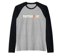 Digiuno OMAD Squad Umorismo intermittente Fast Feast Repeat Maglia con Maniche Raglan
