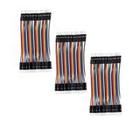 DiGiYes 10 cm, 120 pezzi di cavo da uomo a femmina, da maschio a femmina, per Arduino Raspberry Pi (120 pezzi da maschio a maschio)